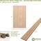 Ekena Millwork 94H x 3/8T Adjustable Wood Slat Wall Panel Kit w/ 4W Slats, Hickory contains 11 Slats SWW55X94X0375HI - alternate 6